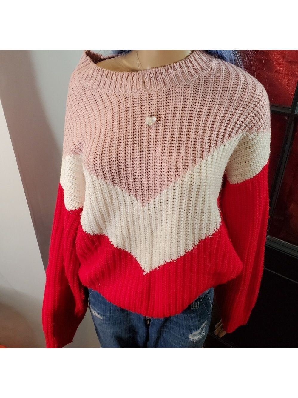 SFW Retro Knit Sweater - Picture 3 of 9